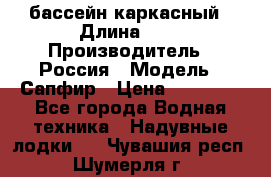 бассейн каркасный › Длина ­ 3 › Производитель ­ Россия › Модель ­ Сапфир › Цена ­ 22 500 - Все города Водная техника » Надувные лодки   . Чувашия респ.,Шумерля г.